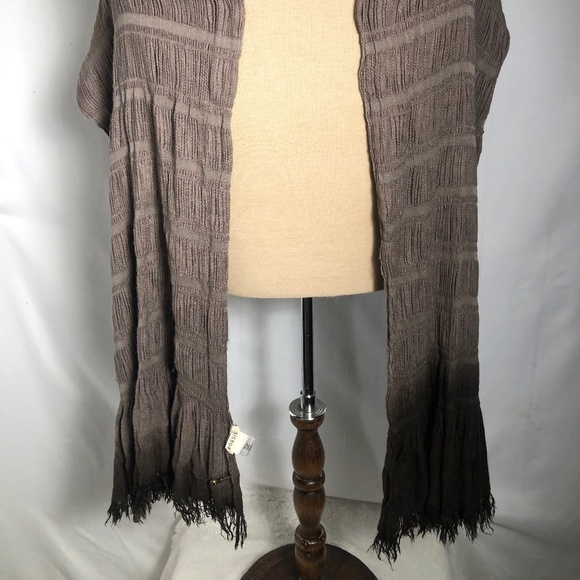 Womens Brown Fossil Scarf. - Picture 6 of 6